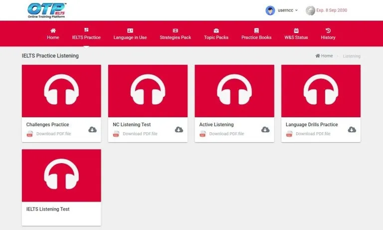 All IELTS Listening Practice