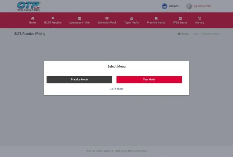 Practice IELTS Writing